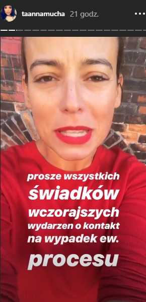 Oskarżony przez Annę Muchę kierowca grozi aktorce sądem