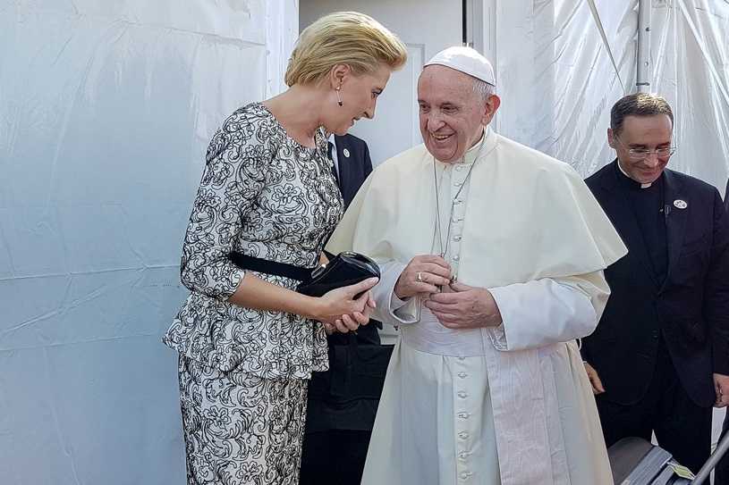 Papież Franciszek rozmawiał z Agatą Kornhauser-Dudą