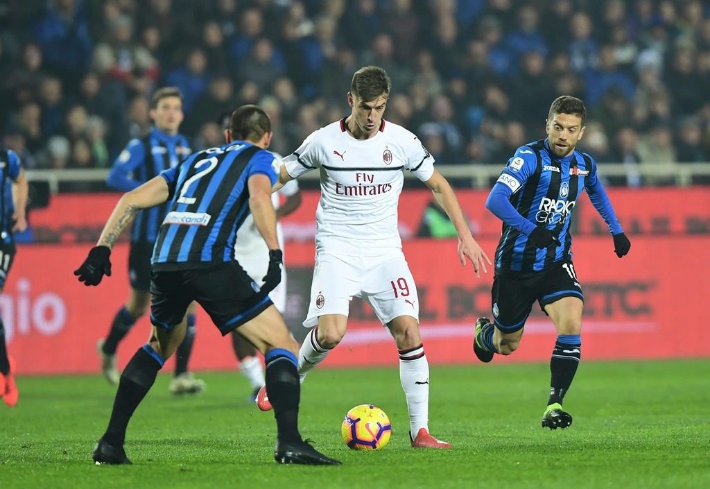 Atalanta Bergamo - AC Milan 1-3. Krzysztof Piątek strzelił dwa gole