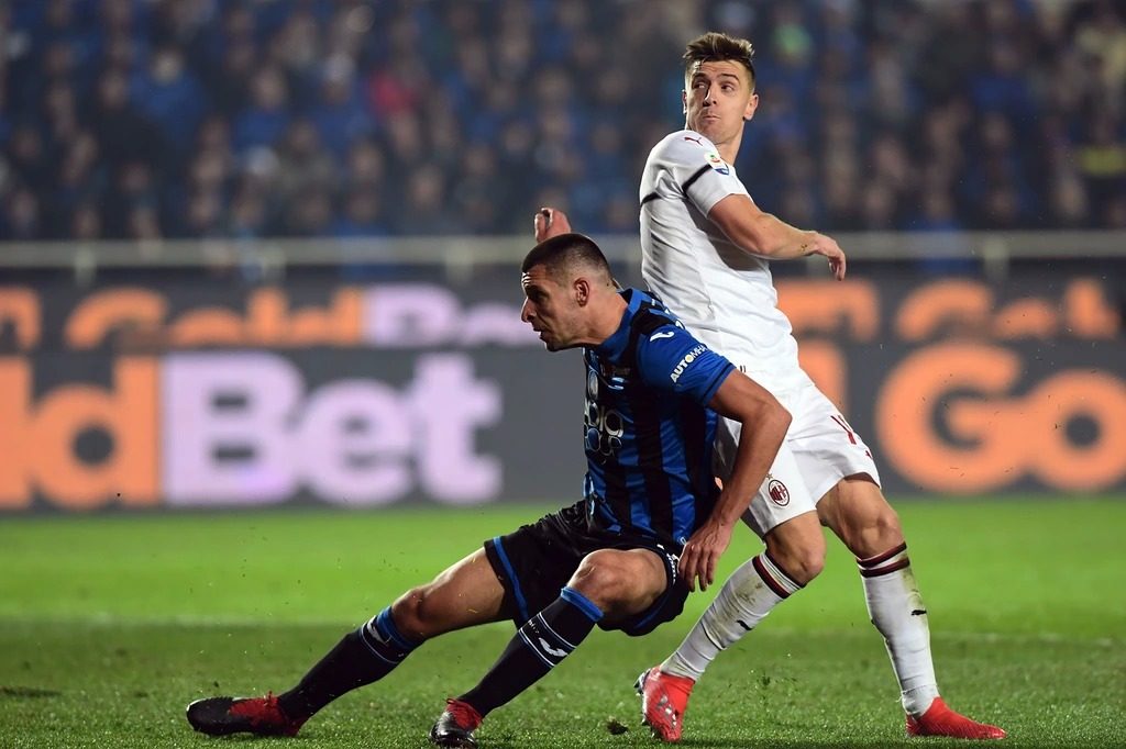 Atalanta Bergamo - AC Milan 1-3. Krzysztof Piątek strzelił dwa gole