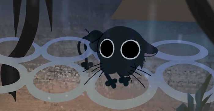 Krótki filmik o przyjaźni skrzywdzonego pit bulla z zabłąkanym kotkiem. Ludzie po nim płaczą