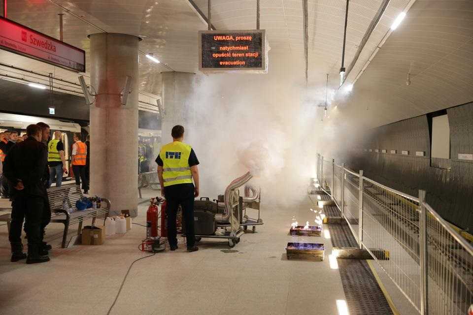 Wielki dym w metrze