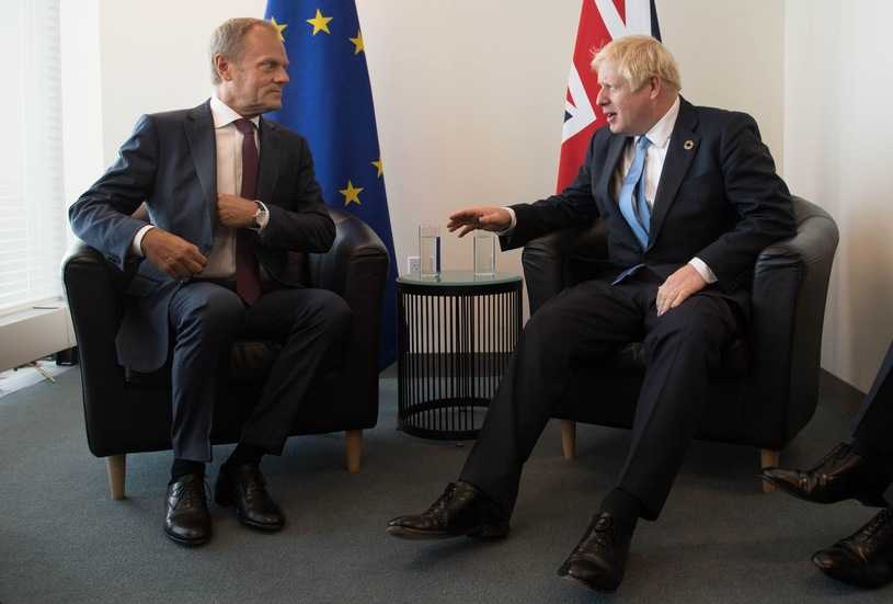 Nowy Jork: Boris Johnson spotkał się z Donaldem Tuskiem
