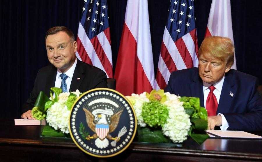 Prezydenci Polski i USA podpisali wspólną deklarację na temat pogłębiania współpracy obronnej
