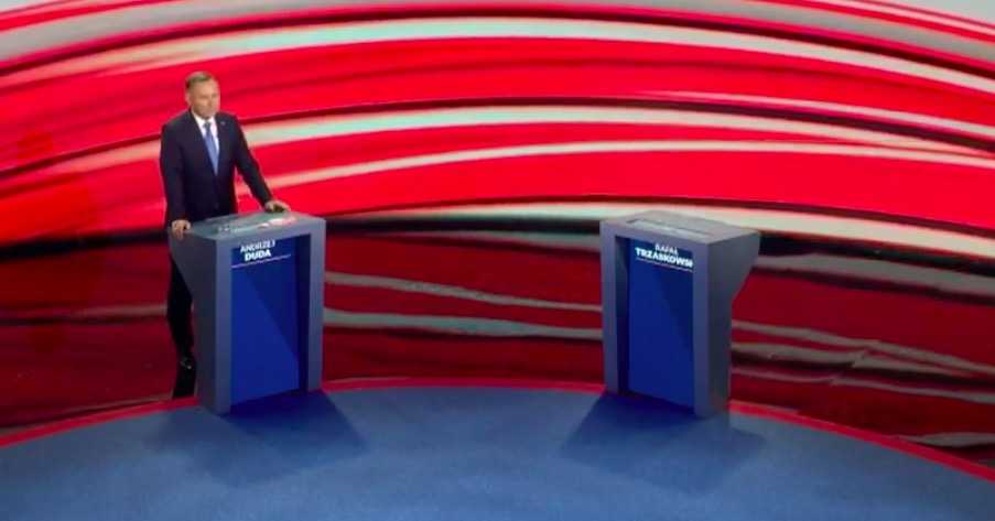 Debata Dudy, czyli groteskowe wystąpienie w TVP, zamiast spotkania wyborczego