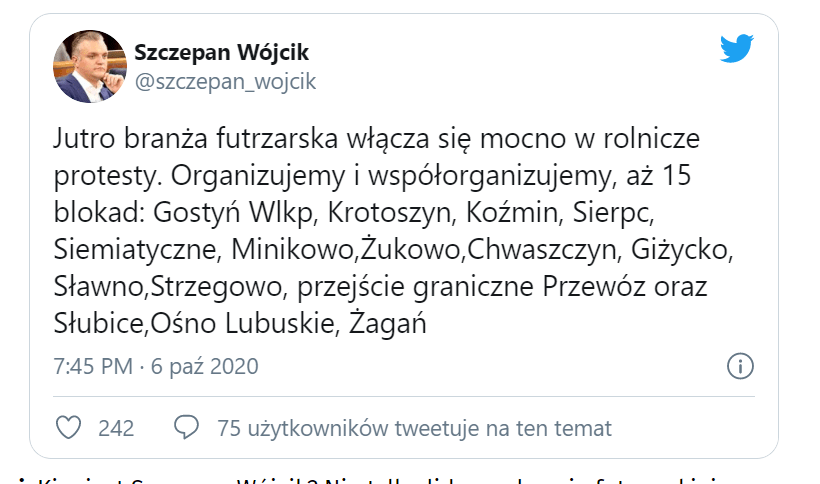 "Dziś stanie cała Polska". W kraju odbędą się protesty przeciwko "piątce dla zwierząt"