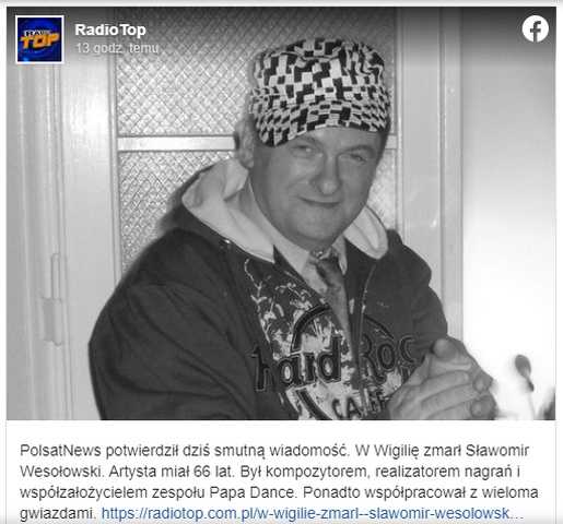 Polsat potwierdził tragiczną wiadomość. Nie żyje Sławomir Wesołowski, zmarł w Wigilię