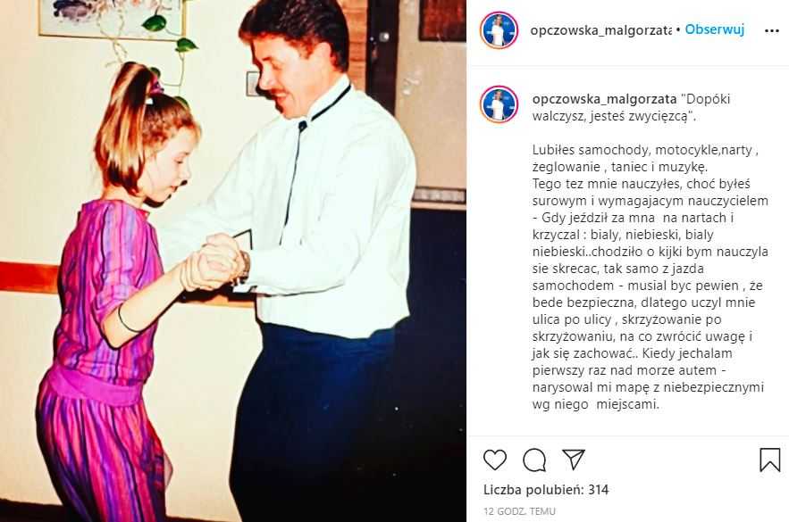 Małgorzata Opczowska pogrążona w żałobie