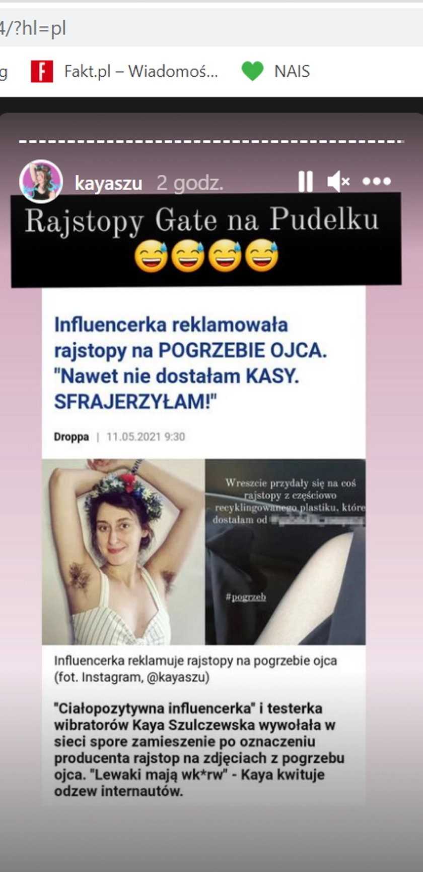 Polska influencerka zareklamowała garderobę na... pogrzebie ojca. Internauci nie wytrzymali