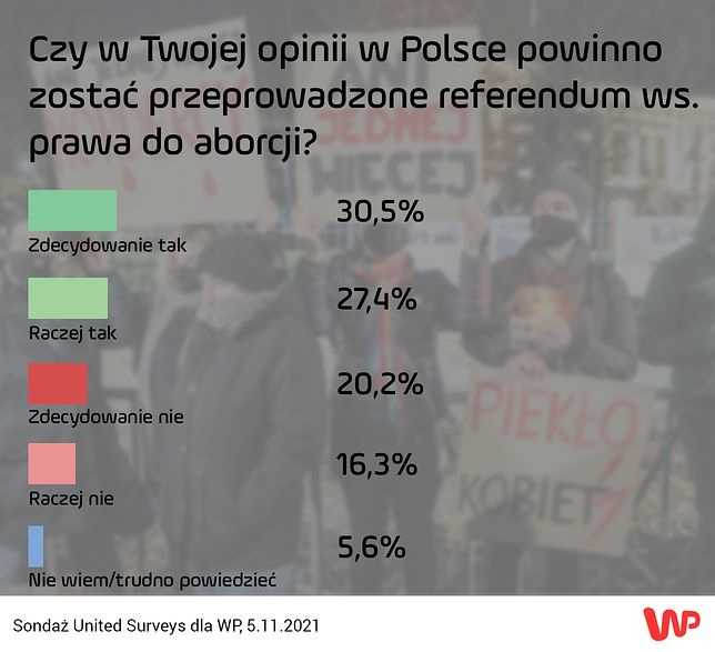 Najnowszy sondaż dla WP. Polacy bezlitośni ws. aborcji