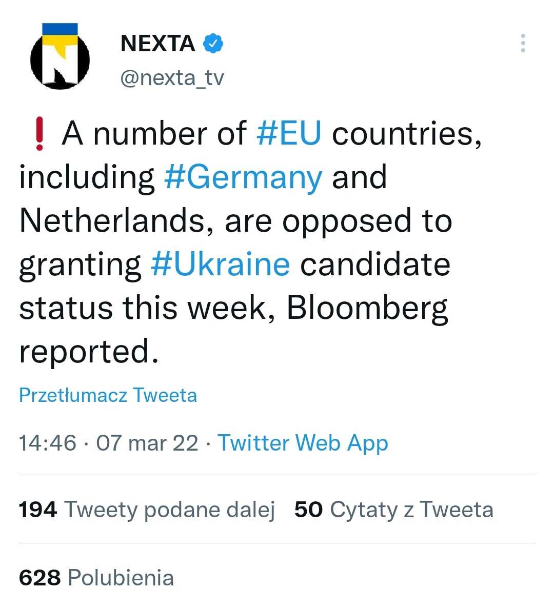 Pilne. Niemcy i Holandia wydały oświadczenie. Nie chcą Ukrainy w UE