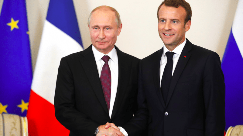 Wojna w Ukrainie. Macron odbył rozmowę z Putinem. Rosyjski prezydent znów bredził o "prowokacjach"
