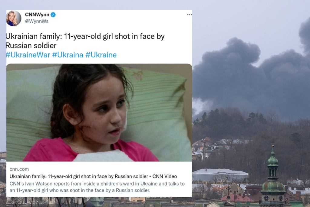Wojna w Ukrainie. CNN: Rosyjski żołnierz strzelił w twarz 11-letniej dziewczynce