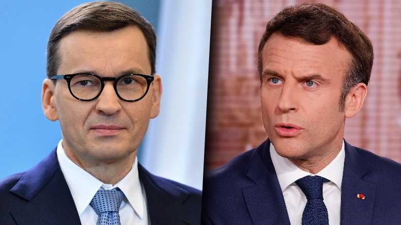 Emmanuel Macron atakuje Mateusza Morawieckiego. "Skrajnie prawicowy antysemita"