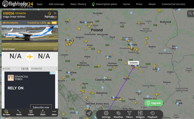 Potężny rosyjski samolot właśnie przeleciał nad Polską. Dlaczego?!