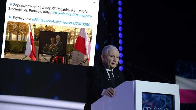 Plan obchodów 12. rocznicy katastrofy smoleńskiej. Kaczyński zapowiada "konkretne działania", Macierewicz przedstawi raport