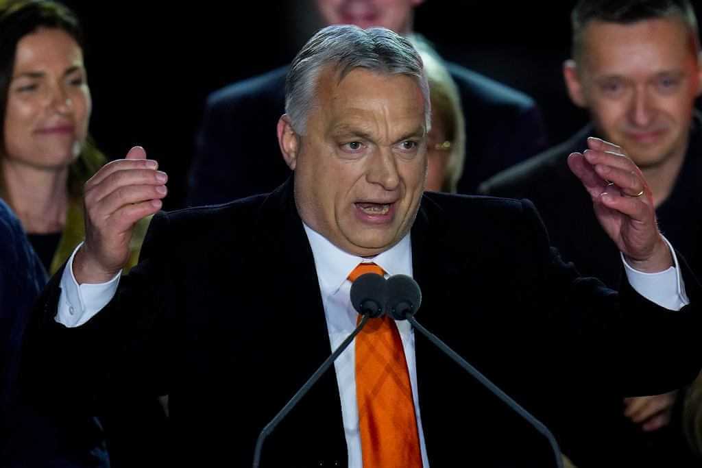 Viktor Orban ogłosił zwycięstwo w wyborach. "Widać je z Księżyca". Wspomniał o Zełenskim