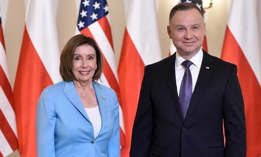 Ważni goście u prezydenta Andrzeja Dudy. Przylecieli wprost z Kijowa