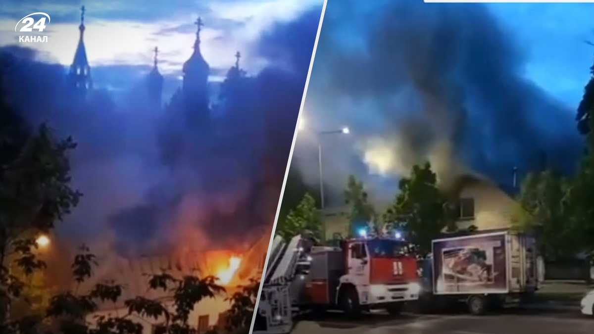 To zapewne kara Boża: w Moskwie zapalił się kościół Piotra i Pawła