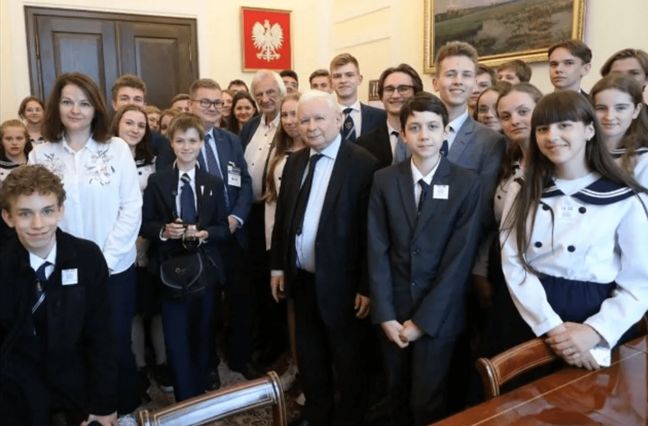 Kaczyński spotkał się z uczniami. "Naprawdę nie wie pan co mówi"