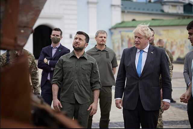 Odchodząc, Boris Johnson mówił o Ukrainie. Otrzymał podziękowanie od doradcy Zełenskiego